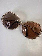 Vintage Sunglasses Glasses Butterfly 70-80's Smokey Grey FRAMES ONLY Luxotica