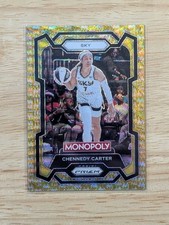 2024 Monopoly Prizm Chennedy Carter Gold Wave Millionaire /10 #52