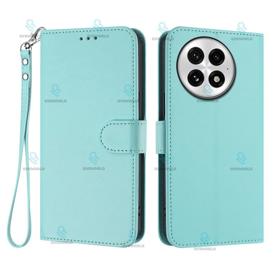 Color Leather Wallet Phone Case for OnePlus 13T 12 11 9 Nord CE5 N300 N200 Ace 5 - Image 3 of 4