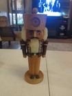Vintage Erzgebirgische Volkskunst Wood Nutcracker  Soldier 10” German  — photo 1
