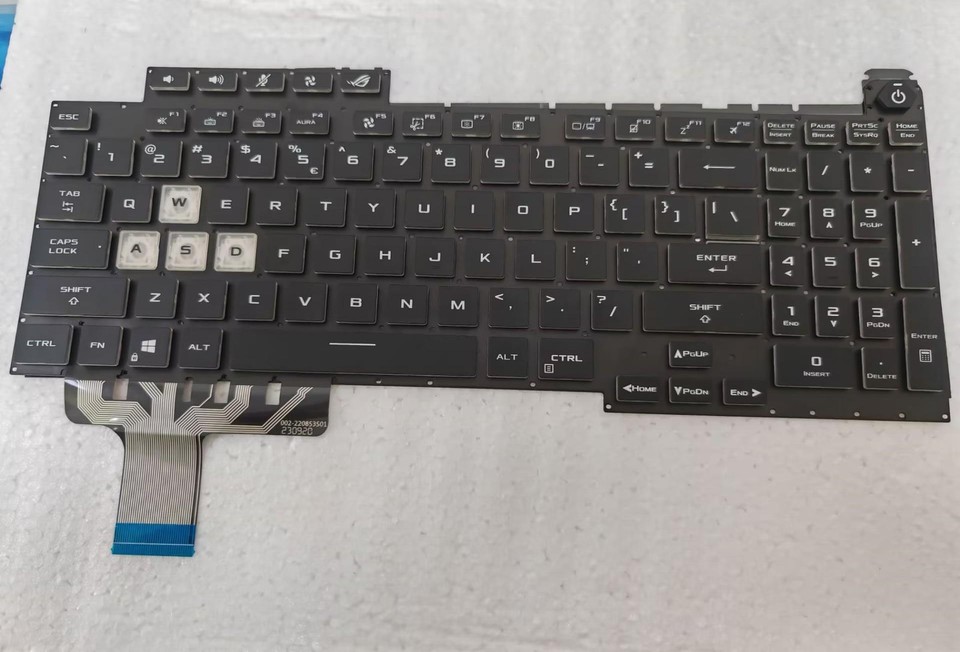 Used For ASUS ROG Strix G17 G713 G713QY 2021 Palmrest w/ Backlit Keyboard 17.3
