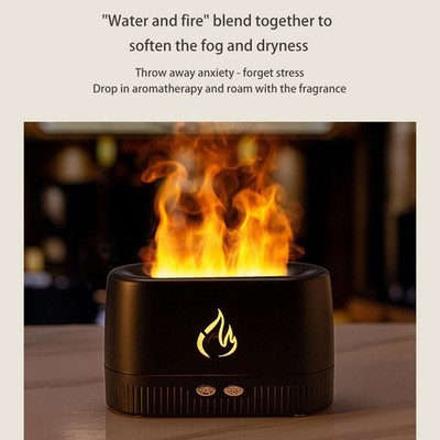 Silent Flame Diffusor mit 200ML Tank für Aromatherapie ätherische Öle Verwend