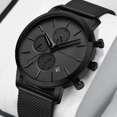 2026 Chronograph MvMt Style Hannah Martin Date Luxury Quartz Men's Wristwatch