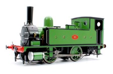 Dapol 7S-018-006D L&SWR B4 0-4-0T Lined Green 91 - Steam Tank Locomotive - DCC F
