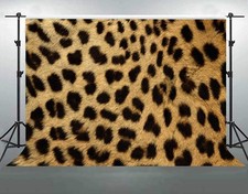 Leopard Pattern Photography Background for Party, 7X5FT, Leopard Print Stylis...
