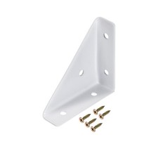 Corner Brackets 66x66mm Cold Laminated Steel Braces Join Support 10Pcs