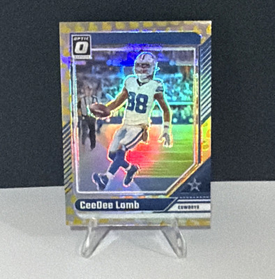 2024 Panini Donruss Optic - Flex Emoji Prizm /149 CeeDee Lamb #53 Cowboys