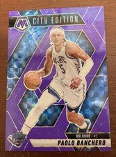 2024-25 Panini Mosaic - City Edition Paolo Banchero Purple Mosaic Prizm /249