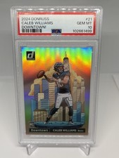 2024 Panini Donruss Caleb Williams DOWNTOWN! PSA 10