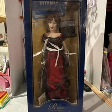 Franklin Mint Rose Titanic Doll In Box With Stand