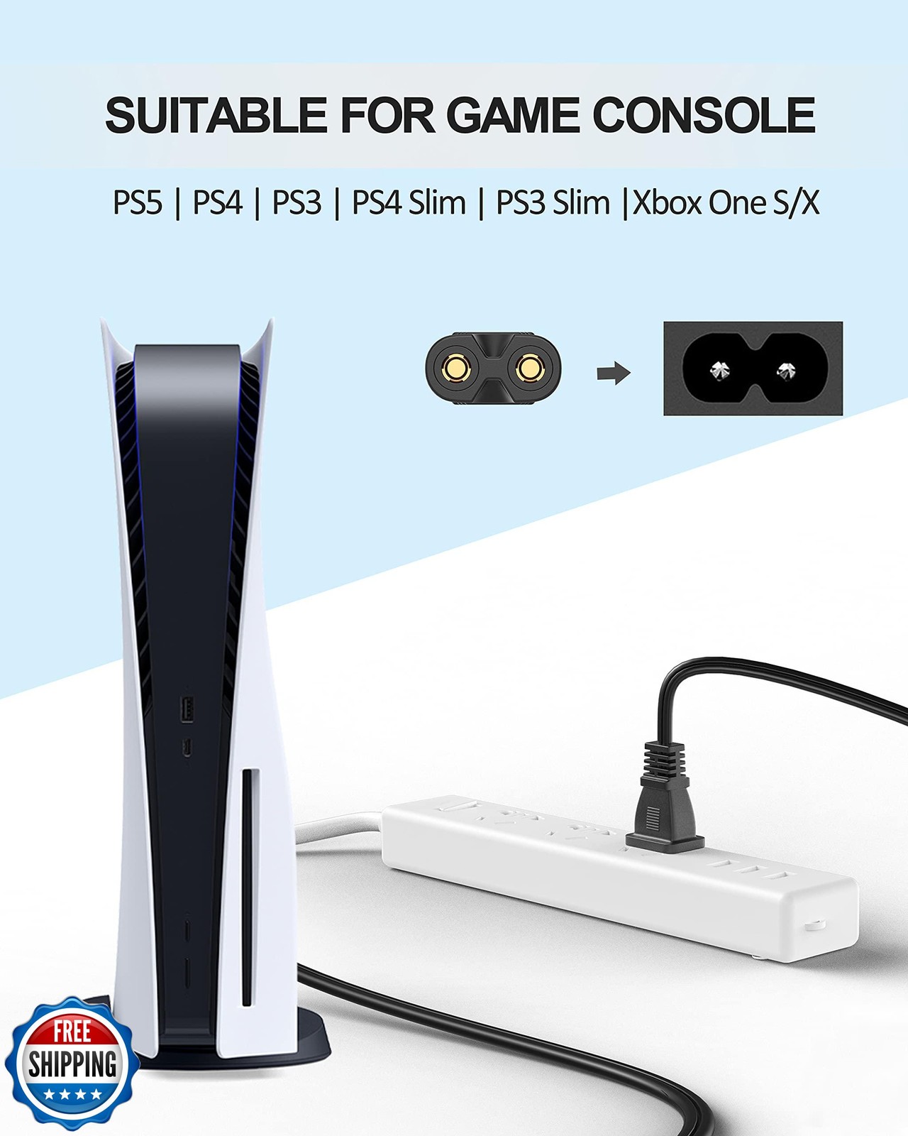 Bicmice PS PlayStation 5/5 Pro, PS4/4, PS3/3 Super Slim, Xbox One X|S, Series