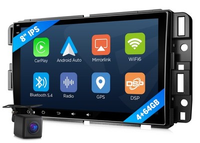 For Buick Enclave 2008-2012 Android 14 8'' Car Stereo Wireless CarPlay DSP Audio