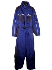 Y2K Helly Hansen Ski Schneeanzug Gr. XXL Herren blau bel&uuml;ftet Kapuze isoliert