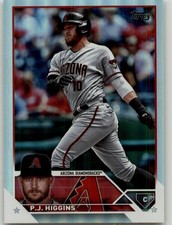2023 Topps Update P.J. Higgins Rainbow Foil #US82 Arizona Diamondbacks