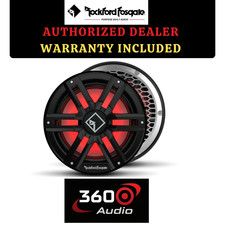 Rockford Fosgate M2D2-12SB Color Optix M2 400W 12" Marine Sealed Subwoofer Black