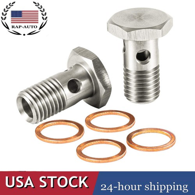 #ad #ad Fuel Banjo Bolt amp; Washer Kit for Ford 6.0L amp; 6.4L Powerstroke F250 350 450 550 $21.95