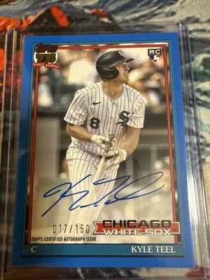 2025 Topps Baseball Kyle Teel 91A-KTE Auto 017/150