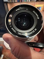 OLYMPUS M.ZUIKO DIGITAL ED 12mm F2.0 Silver Lens Micro Four Thirds Mount