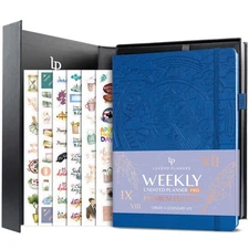 PRO Premium – Large Undated Weekly, Monthly & Budget Planner with Habit Track...
