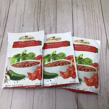 Mrs Wages Medium Salsa Canning Mix Easy To Use Seasoning Packet Bundle Of 3