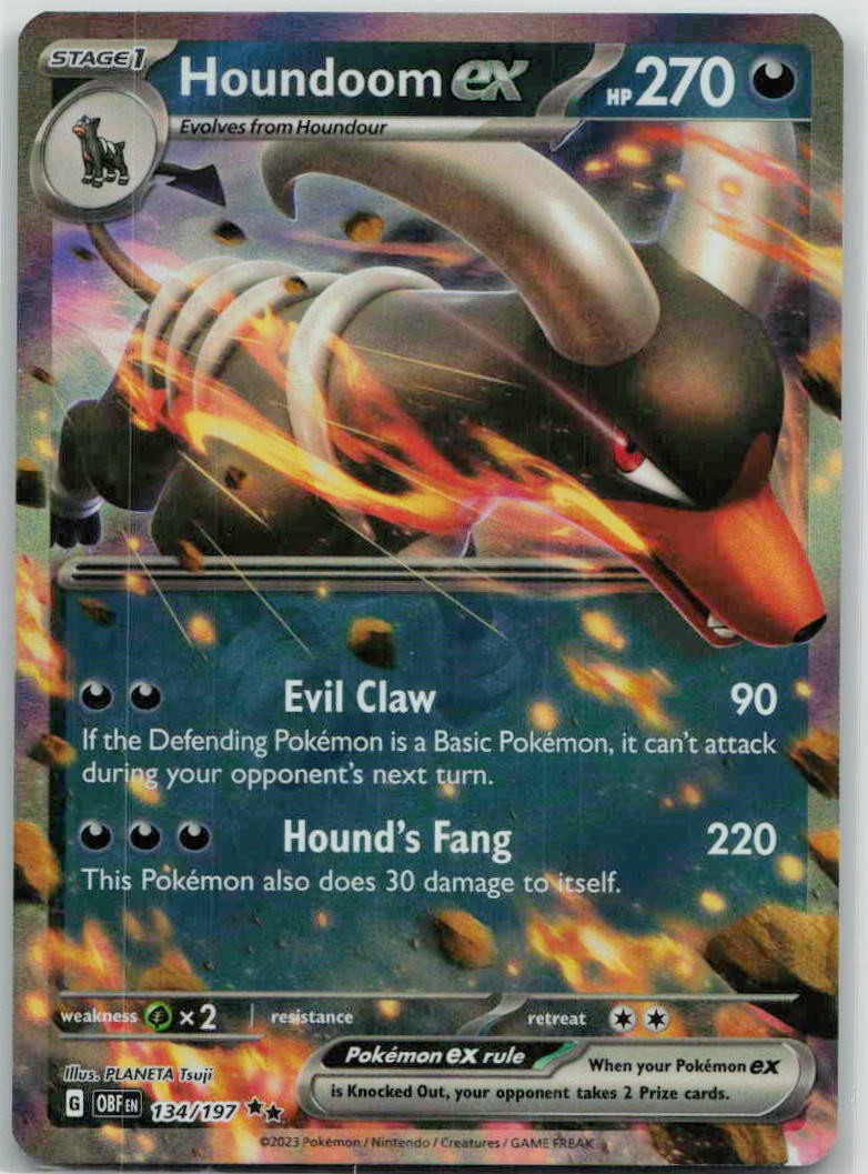 Houndoom ex 134/197 NM Holofoil
