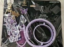 Biddlebee Tumbler Accessory Set with Water Bottle Handle, Straw Topper, Charm...