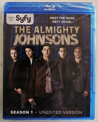 THE ALMIGHTY JOHNSONS SEASON 1 UNEDITED VERSION BLU-RAY 3-DISC SET FAST SHIPPING