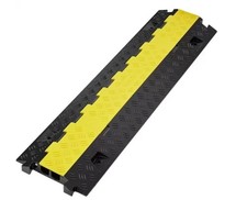 VEVOR Cable Protector Ramp 2 Channel 22000 lbs Load Traffic Speed Bump