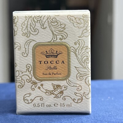 BNIB SEALED~ TOCCA Stella Mini Eau De Parfum 0.5oz/15ml TravelSZ~orange & Floral