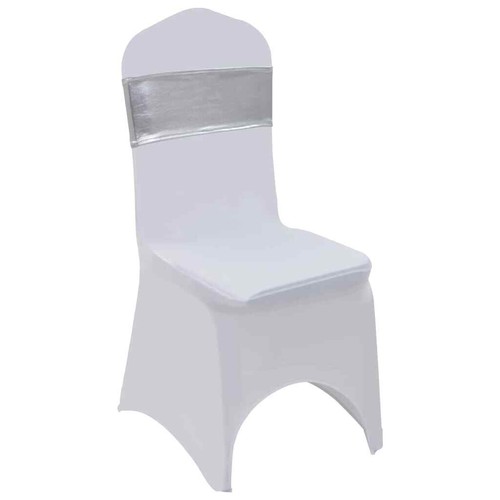 VidaXL 25 Fasce Elasticizzate Per Sedia Color Bordo Con Fibbia A Diamante – Eleganti Per Matrimoni E Feste, Riutilizzabili