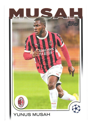 2024-25 Topps UCC Flagship AC Milan Yunus Musah