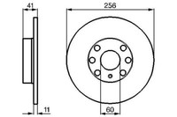 2X Bremsscheiben Vorne FüR Opel Bosch 0986478880