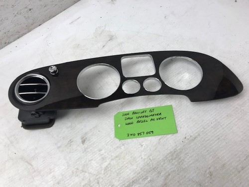 04 + Bentley Continental Gt Messgerät Cluster Tachometer Holz Rand Bahn - Bild 7 von 7