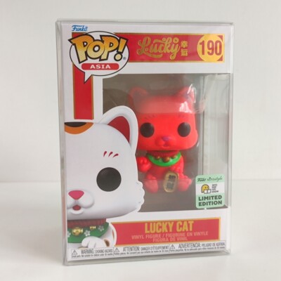 Funko Pop ASIA Red Lucky Cat 190 2023 Pop toy show mindstyle