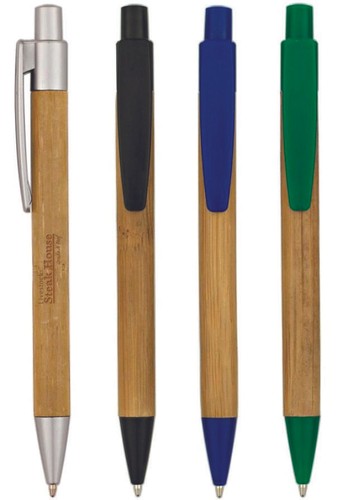 Modern Personalized Custom Engraved Bamboo Pen - Picture 2 of 5