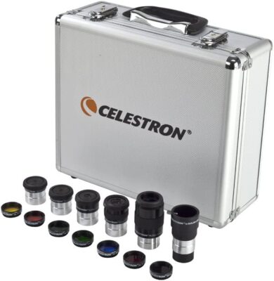 Celestron   1.25  Eyepiece and Filter Accessory Kit   14 Piece Telescope Accesso
