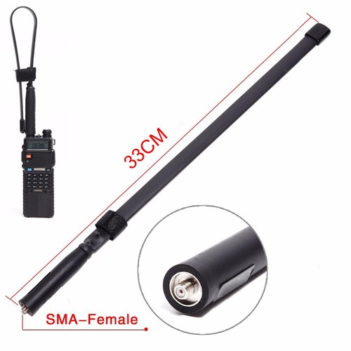 AR-152A CS Taktyczna antena żeńska SMA z gumową uszczelką do Walkie Talkie E - Zdjęcie 9 z 11