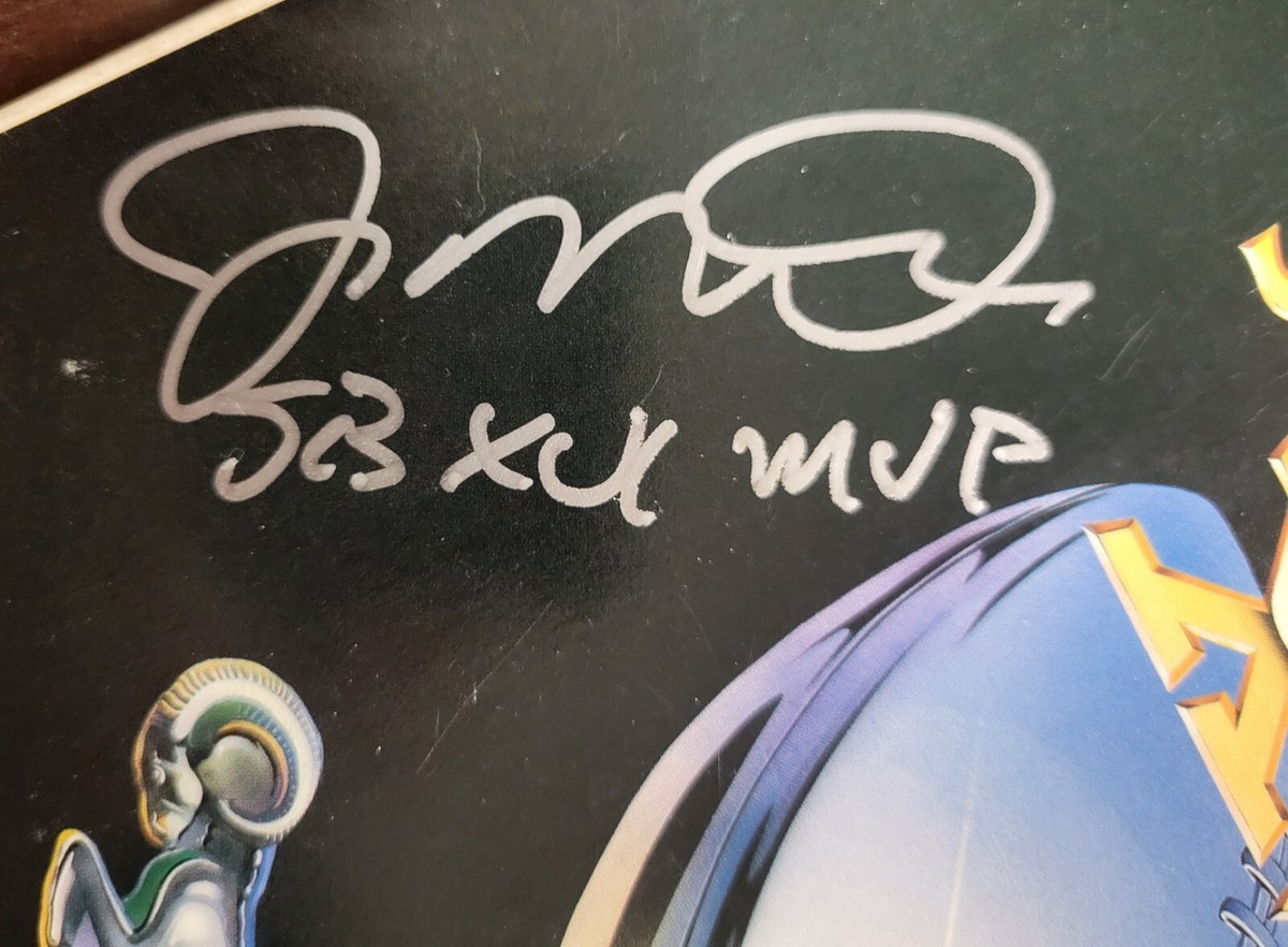 Joe Montana Signed SB XVI MVP San Francisco 49ers Super Bowl