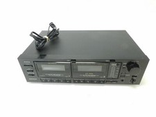 OPTIMUS SCT-89 High Speed Dubbing Dolby Dual Cassette Tape Deck Recorder