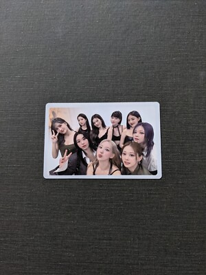 Twice Official Photocard, Between 1 And 2, POB Group Photocard Black Album 