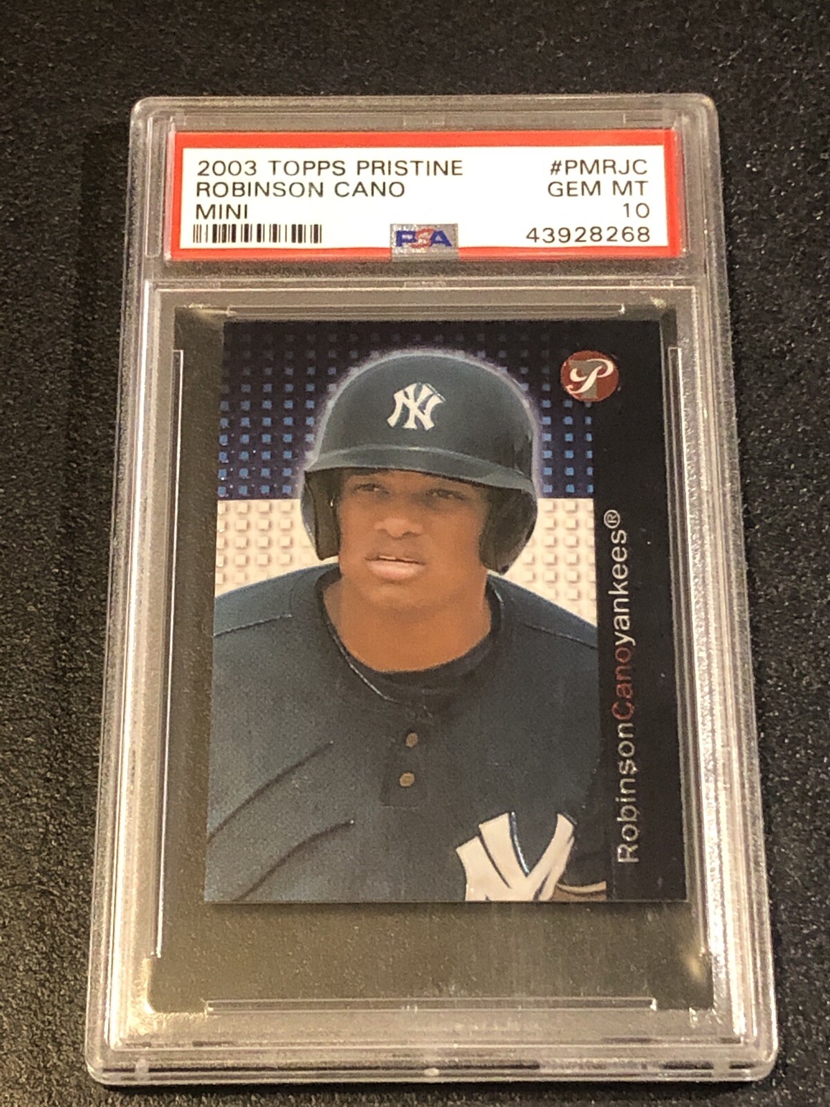 2003 Topps Pristine Robinson Cano mini RC #PMRJC PSA 10 