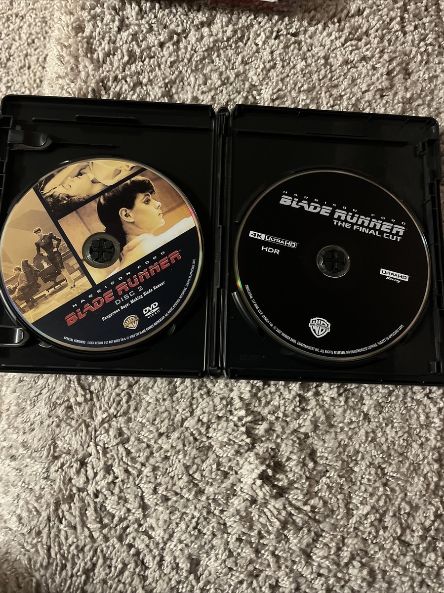 Blade Runner: Final Cut 4k+blu ray+Rare OOP slipcover. 4 Blade Runner: Final Cut 4k+blu ray+Rare OOP slipcover. 4