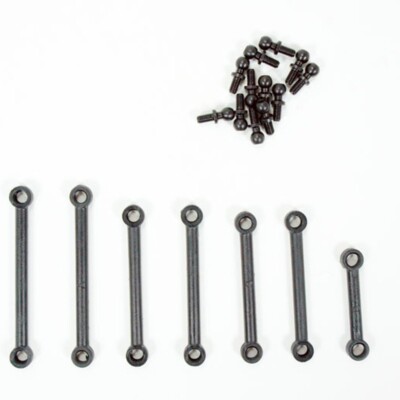 HELION HLNA0011 CAMBER STEERING & SERVO LINKS WITH BALL STUDS (ANIMUS)