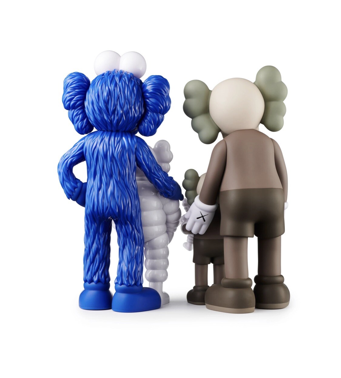 KAWS FAMILY BROWN / BLUE / WHITE Free Shipping Figure | eBay