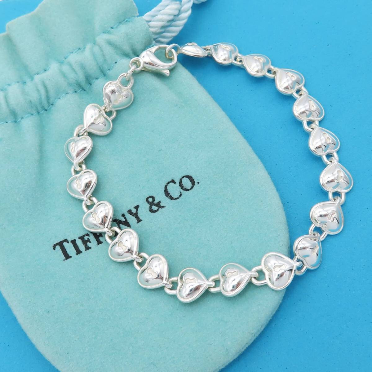 アクセサリー TIFFANY & CO. figaro chain bracelet Tiffany & Co Sterling Silver & 18K Figaro Chain Link