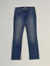 Womens Levi's Demi Curve Blue Denim Low Rise Straight Leg Jeans sz 4/27