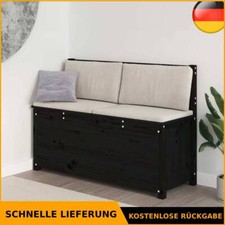 Sitzbank Massivholz Kiefer Truhenbank Bank Sitztruhe mehrere Auswahl vidaXL