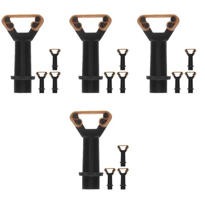 4 Count Club-Reparaturwerkzeuge Billard-Queue-Reparaturclip Spitzenfixierer