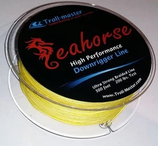 Downrigger Braided Line YELLOW 200 lb 300ft PENN CANNON SEAHORSE by TROLL-MASTER