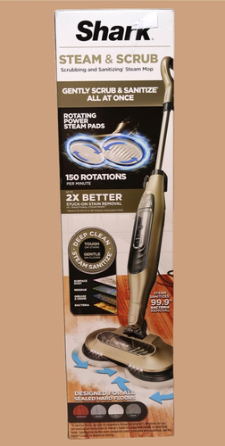 Shark Steam Scrub Scrubbing and Sanitizing Steam Mop Deep Clean ...